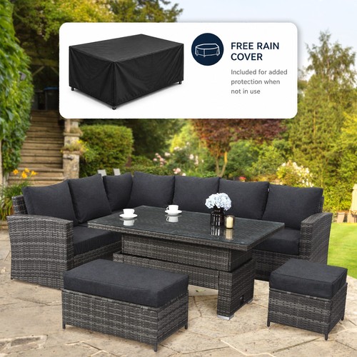 Rattan corner garden - rattan,