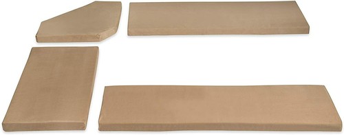 Beige fabric nook - fabric, pc