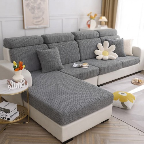 Durable grey stretch - stretch, chaise