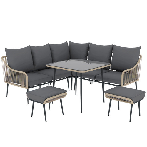 Piece rattan garden - 6,