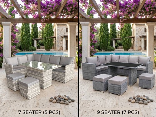 7pcs rattan garden furniture - rattan,