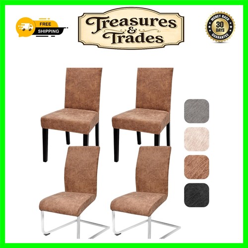 Set khaki faux suede - of,
